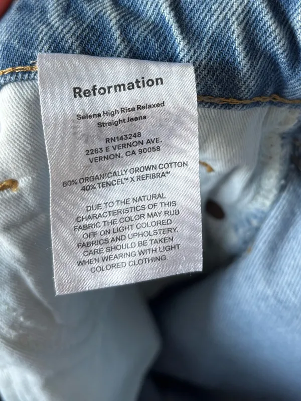High-Rise Straight Leg Jeans - Image 5