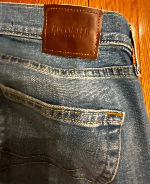 HOLLISTER CALIFORNIA SLIM STRAIGHT EPIC FLEX denim jeans size w 29/L32 - Image 5