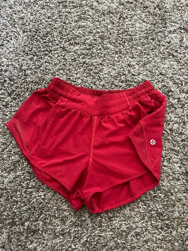 Red Hotty Lululemon Hot Shorts 2.5" - Image 5