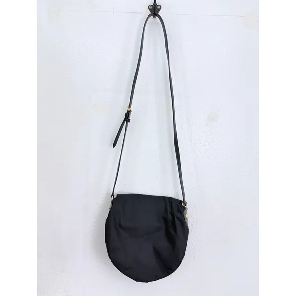 Marc Jacobs Crossbody Bag Black Nylon Leather Trim Gold Hardware OS - Image 8