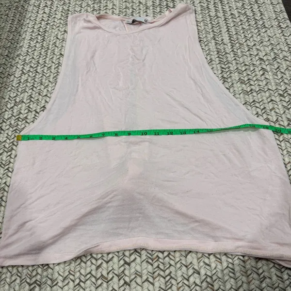 inLUV Pink Oversized Tie Back Muscle Tank - Image 8
