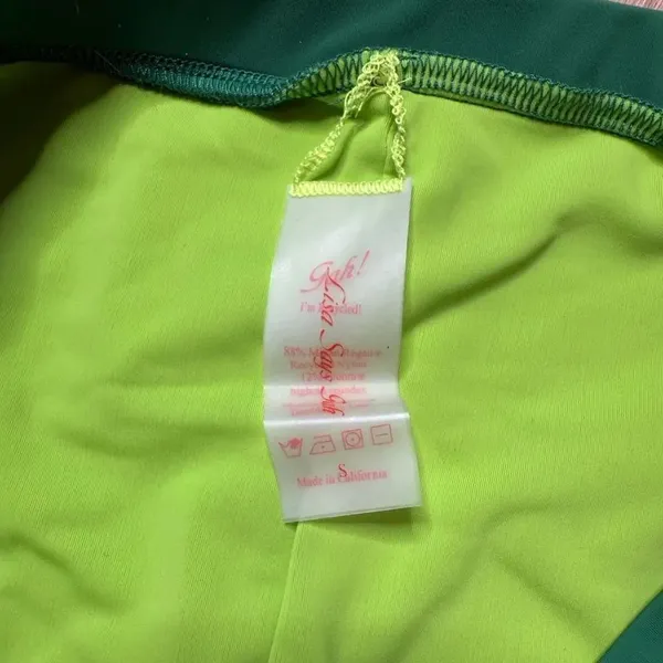Lisa Says Gah Brooke Bikini Brief bottom Lime NEW small - Image 7