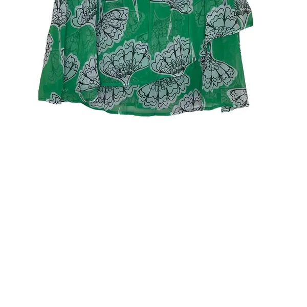 Francescas‎ Women Skirt Emmelee Floral Mini Lined Light Weight Green Medium NWT - Image 3