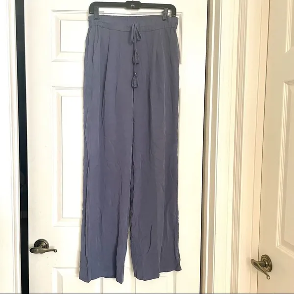 Paige Solynne tie waist pant in periscope - Image 2