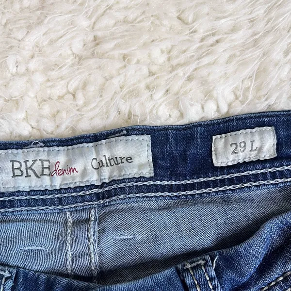 BKE Women's Dark Blue Boot Cut Jeans - Image 5