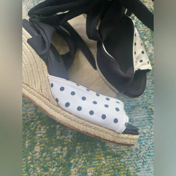 Y2K Té Casan G’auluce Seldi limited edition polka dot espadrilles, size EU 37 - Image 3