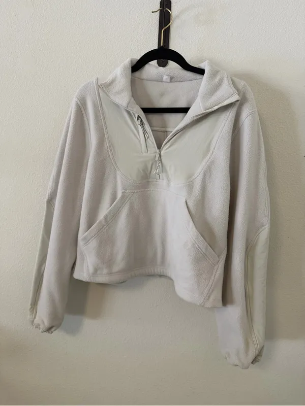 Lululemon Fleece Ripstop Hiking Pullover
Bone Quarter Zip Stretch Fleece - Image 7