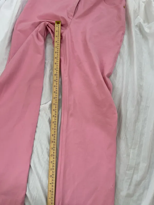 St. John Sport by Marie Gray Rose Pink cotton pants size 12 - Image 9