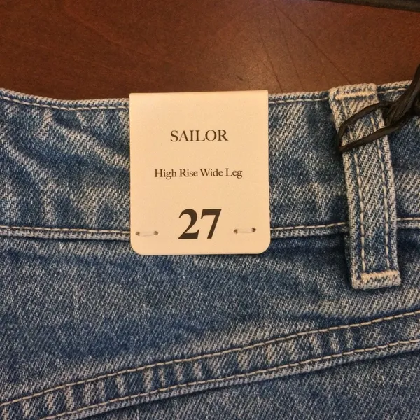 NWT Rolla’s the sailor high rise wide leg blue jeans 27 - Image 13