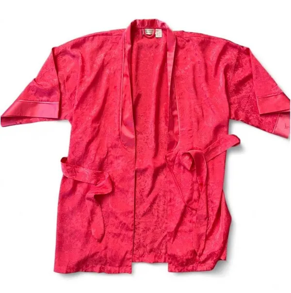 Victoria's Secret Gold Label Vintage Robe Slip Set Floral Dress - Image 3