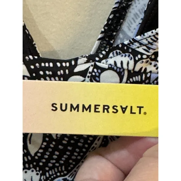 Summersalt Women's Swimsuit The Wrap -Piece Swim Size 2 Floral!‎ - Image 6