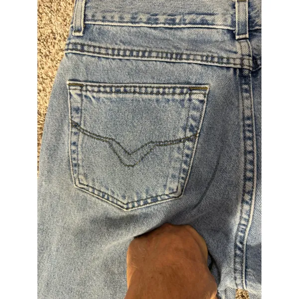 Harley Davidson Faded Glory Jeans Womens 10L Bootcut 100% Cotton Blue Denim - Image 14