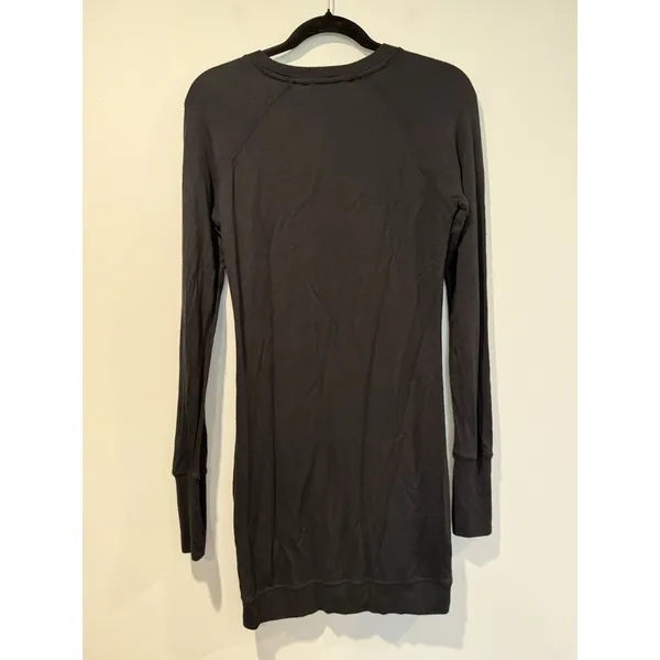 Athleta Dress Women Small** Black Pullover Thumb Holes Travel Minimal Athleisure - Image 2