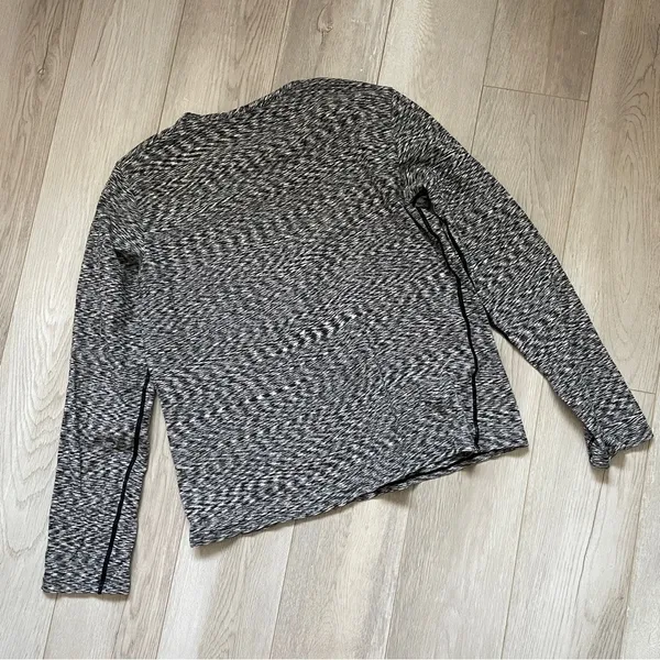 Outdoor Voices Circuit Driver Long Sleeve Cropped Shirt Space Dye Gray (Small) - Image 5