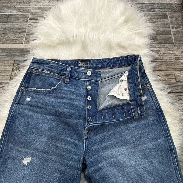 Annie High Rise Ankle Straight Jeans - Image 4