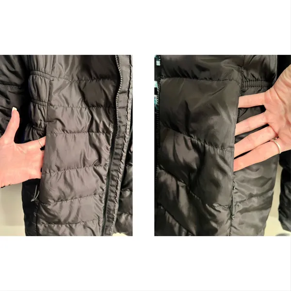 The North Face Women’s Black Hooded Long Puffer Coat - Image 5