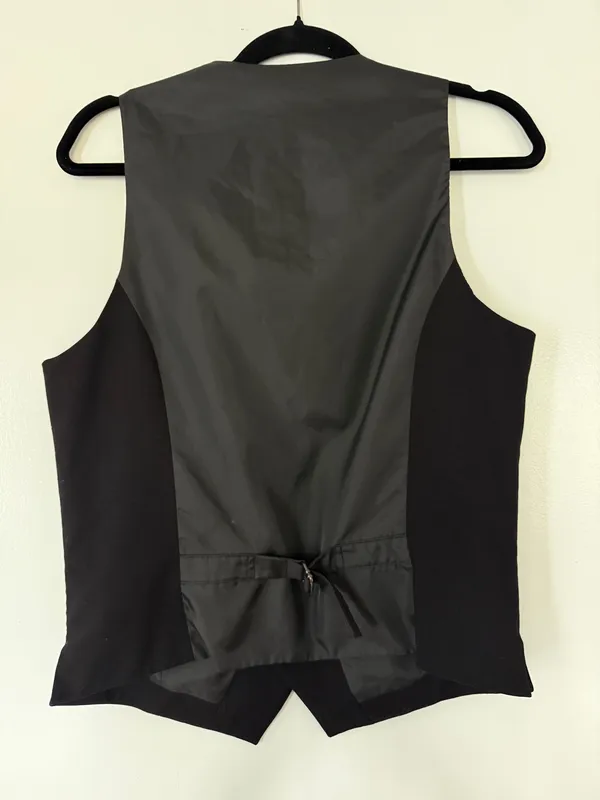 Black Slim Fit H&M Vest - Image 5