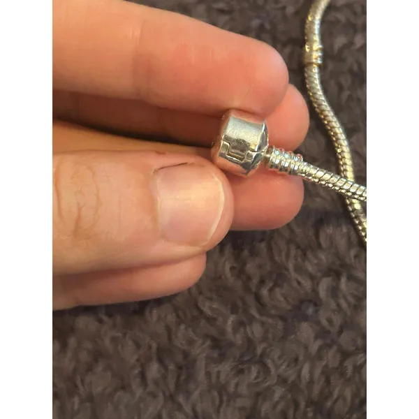 C401 7.5 inch bracelet no charms 925 sterling silver - Image 3