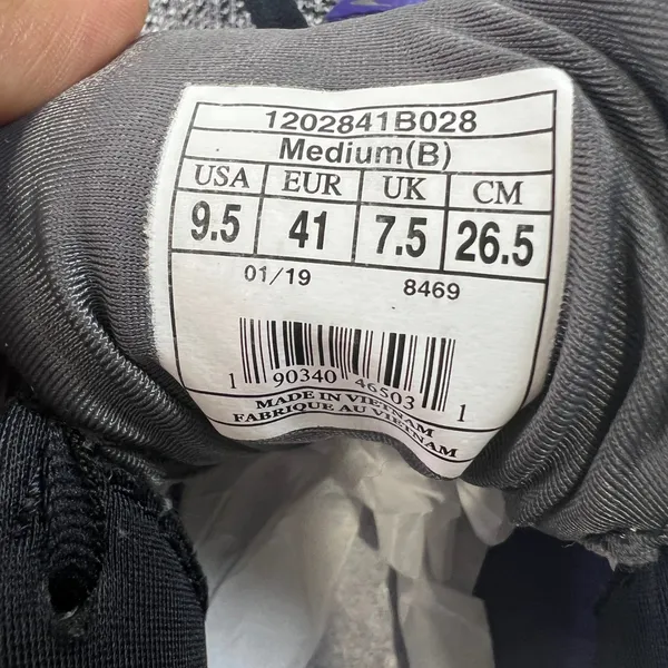 Brooks Adrenaline GTS 19 Running Shoes Women's 9.5 Gray Purple Support Sneakers‎ - Image 5