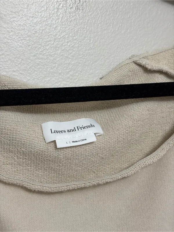 REVOLVE Lovers and Friends x Rachel Caddie Lounge Jumpsuit in Sandstone - Size L - Image 4
