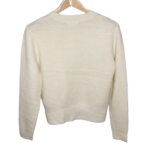 Sophie Rue plush waffle knit relaxed sweater size L - Image 3