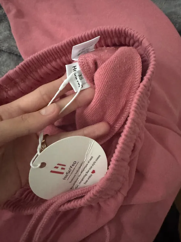 Pink wide leg sweatpants Size XS - Image 4
