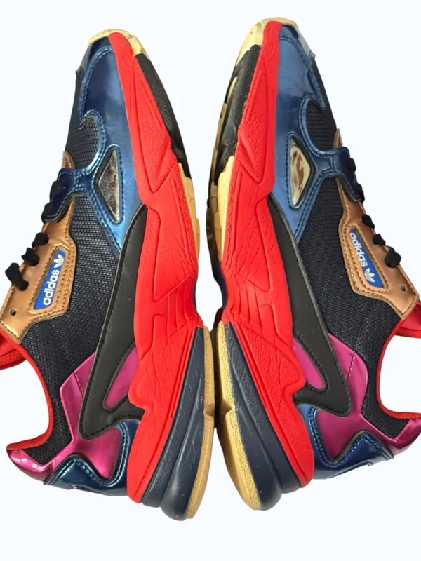 Adidas Originals Falcon Collegiate Navy Blue Red Sneakers Women’s Size 8 - Image 12