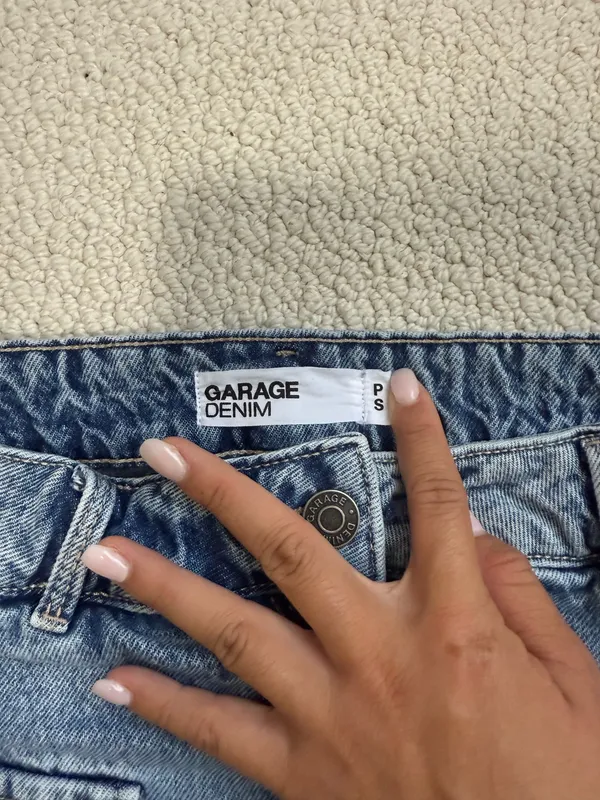 Garage Denim mini skort - Image 2
