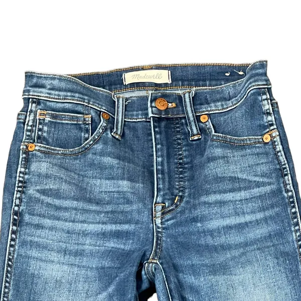 Madewell‎ 10" High Rise Skinny Jeans Size 24 Womens Denim Blue Stretch 24X28 - Image 2