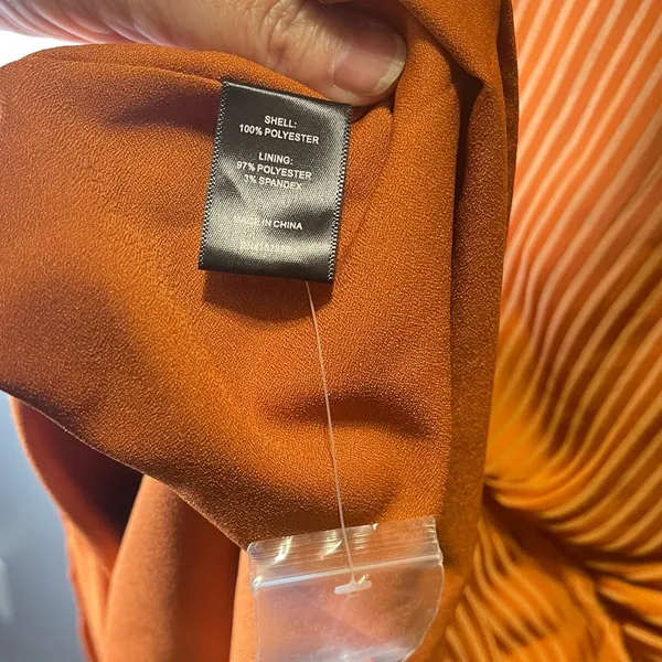 NBD‎ New Cara Mini Dress in Copper Long Sleeves Size Medium - Image 5