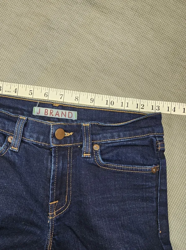 J Brand Women’s Dark Blue Flare Jeans Size 24 - Image 4