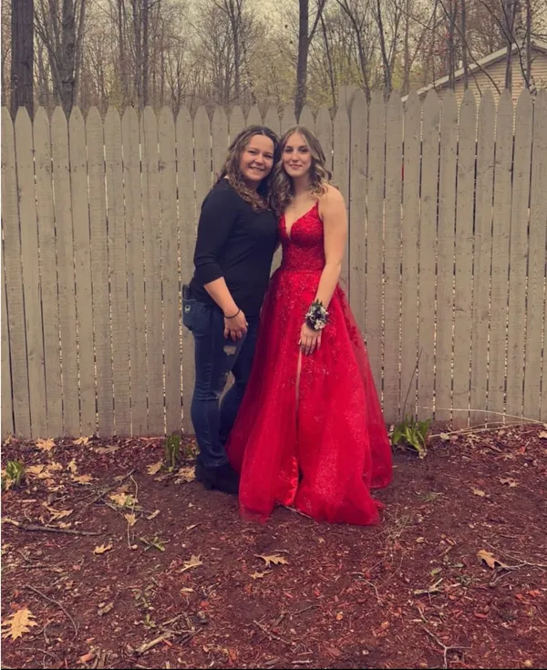 Sherri Hill Prom Dress Red - Image 4