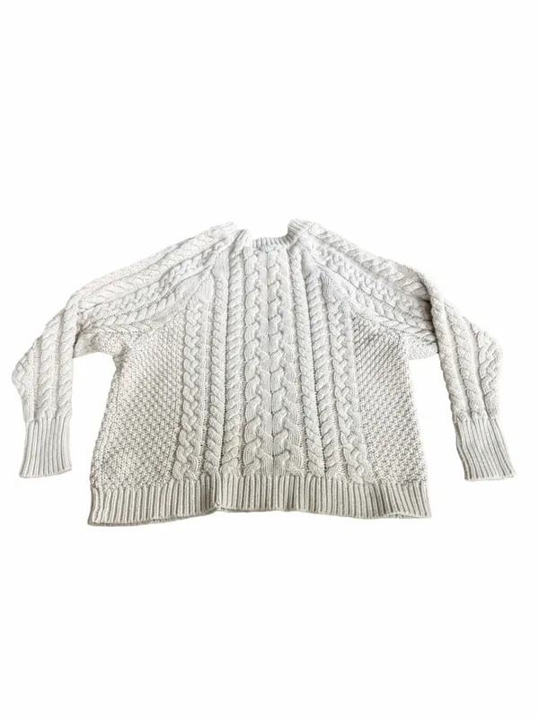 aerie Light Pink Cable Crewneck Sweater - Image 2