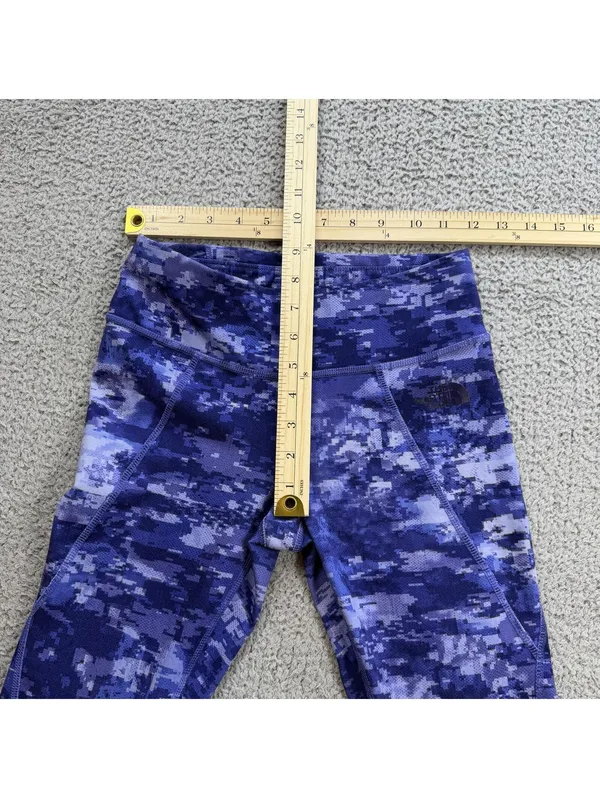 The North Face Purple Digital Camo Leggings Womens XS Pants High Rise Athletic - Image 3