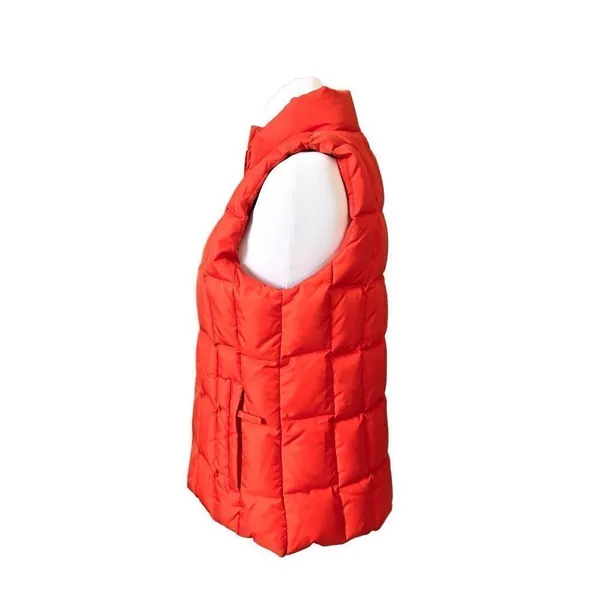 Gap Vintage Down Puffer Zipper Winter Washable Vest‎ Orange Spice MEDIUM Outdoor - Image 5