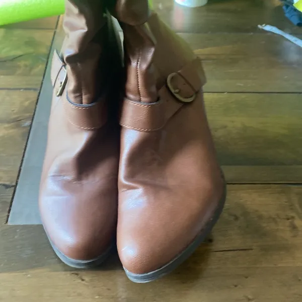 Style & Co‎ Sachi brown buckle heel boots size 10 - Image 6