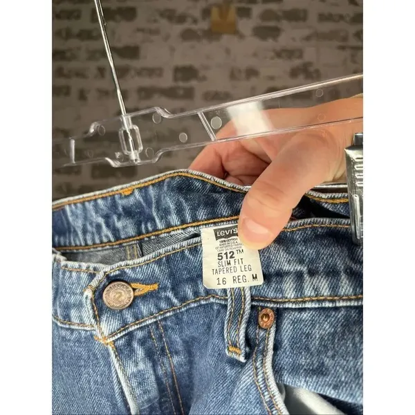 Levis | women vintage 512 slim fit tapered denim jeans - Image 3