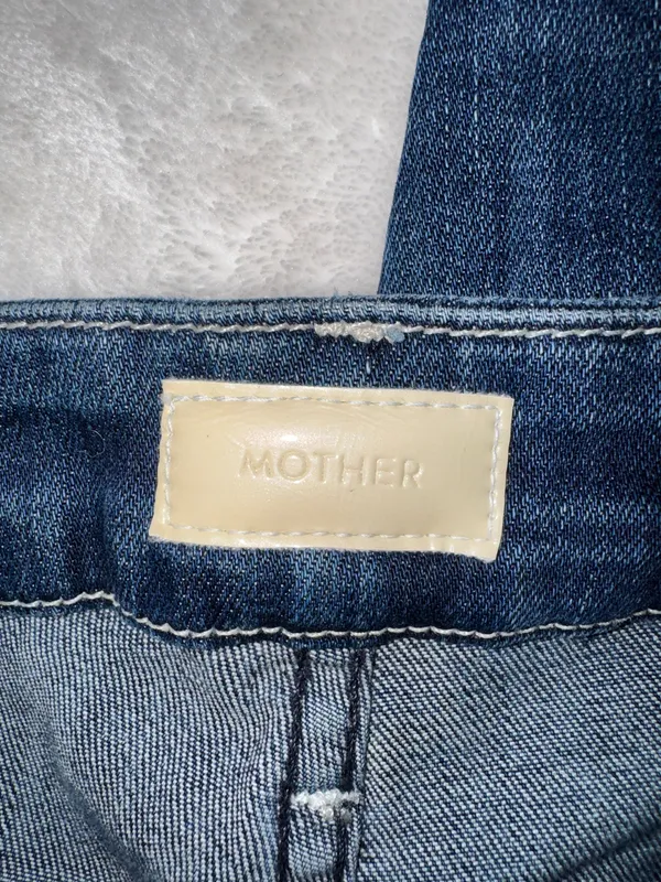 Mother The Looker Chew Ankle Skinny Jeans Size 25 - Image 6