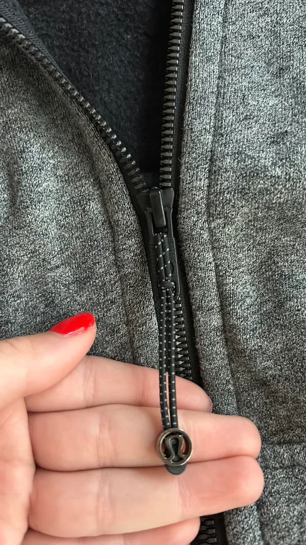 Lululemon Dark Heather Grey Scuba - Image 3