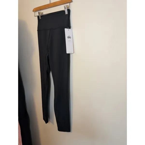 Alo 7/8 High waist Airlift Leggings Black Sz S NWT $134 - Image 11