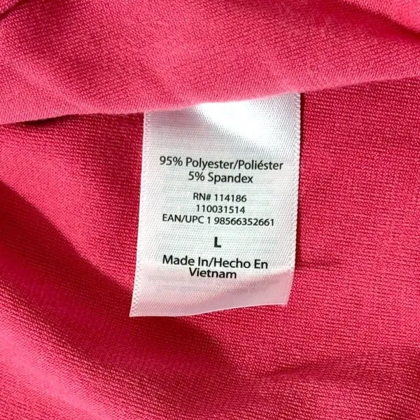 Juicy Couture NWT Pink Velour Zip Hoodie L Rhinestone Logo Y2K McBling - Image 7