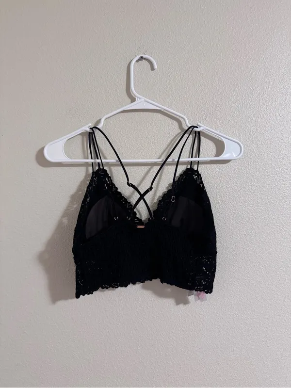 Victoria's Secret PINK Black Lace Bralette - Image 2