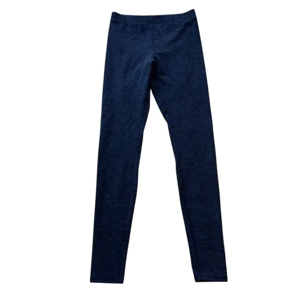 Alo‎ Yoga Alosoft Leggings Space Dye Heathered Navy Blue XS - Image 2