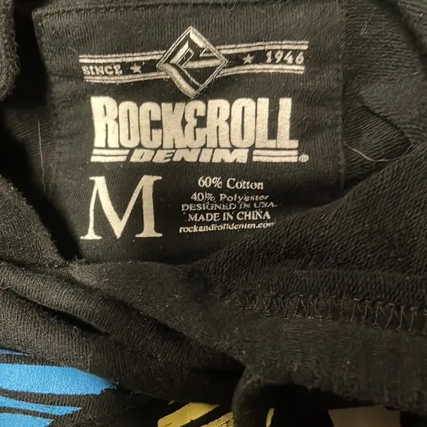 Rock and Roll denim sweatshirt - Image 5