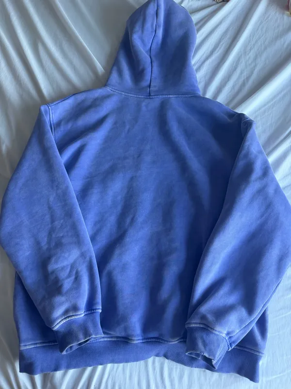 purple acid wash hoodie - Image 2