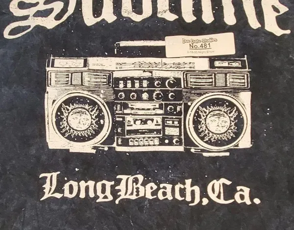 Large Sublime Demin Blue Graphic T-Shirt - Image 3