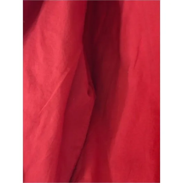 Brandy Melville John Galt Cotton Red Zip Up Jacket Hooded Windbreaker - Image 9