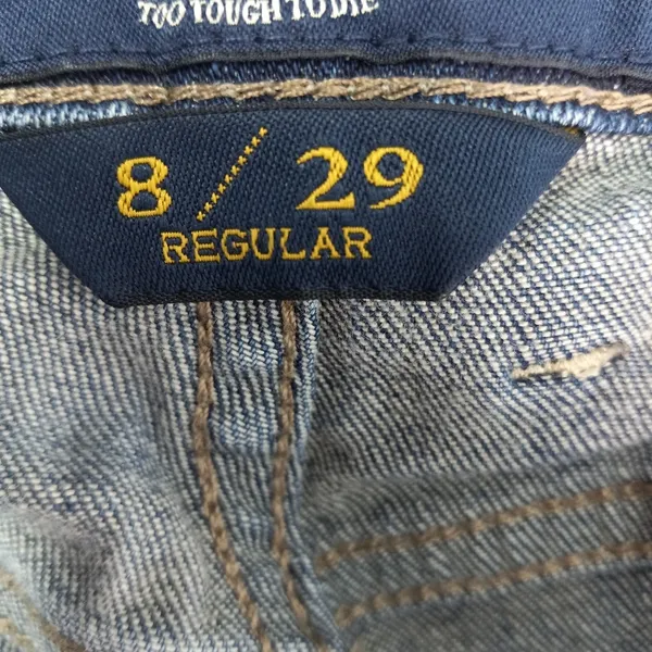 Lucky 8 30x30 Sweet N Low Medium Wash Boot Cut Jeans with Contrast Stitching - Image 3