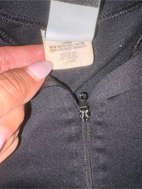Asics Women's Black Half-Zip Performance Top - Image 3