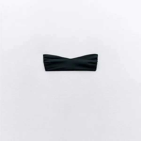 Zara new Chic‎ Black Strapless Bikini - Image 3